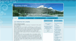 Desktop Screenshot of alcanzar-el-exito.com