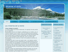 Tablet Screenshot of alcanzar-el-exito.com